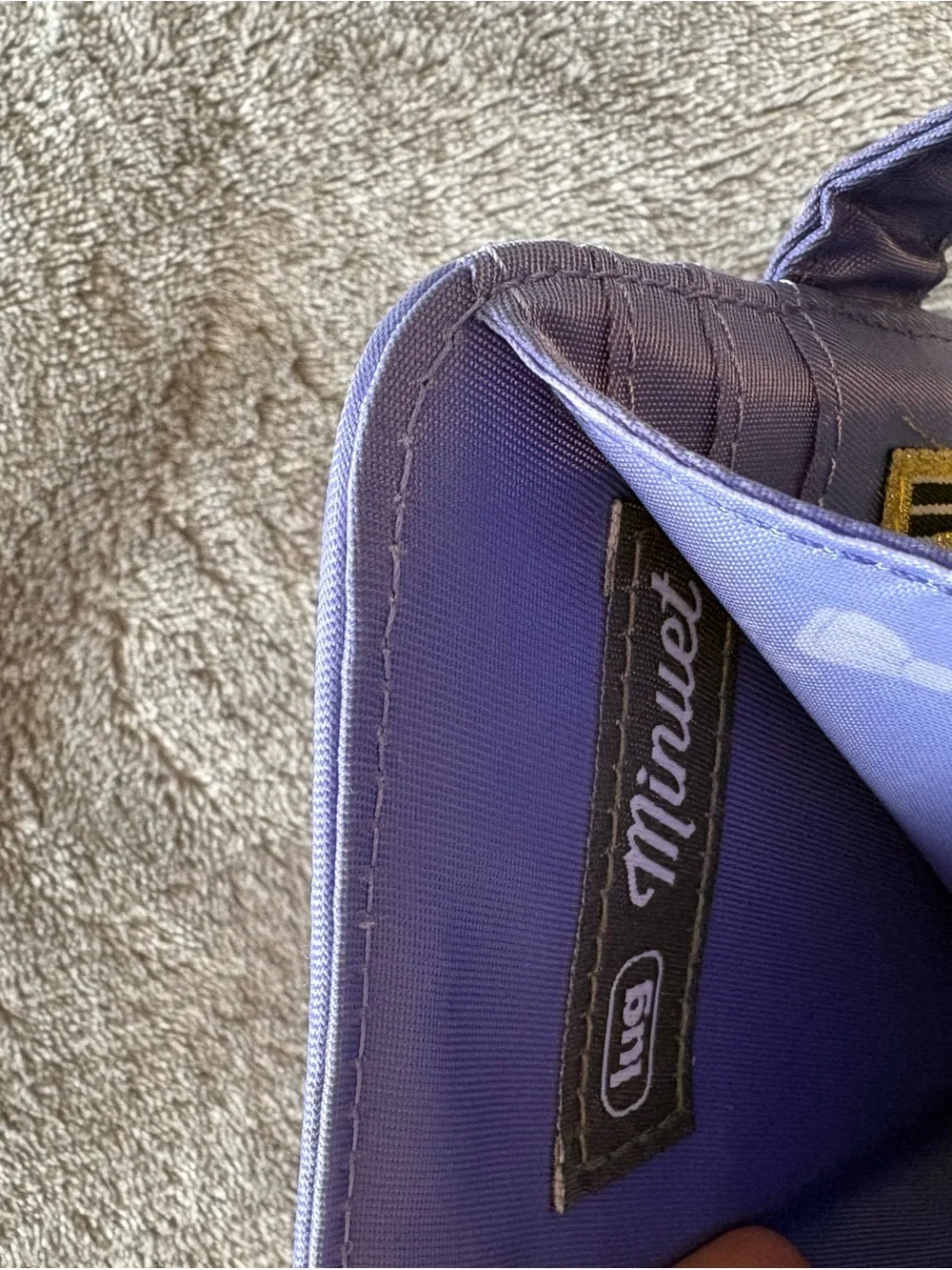 lug Quilted Lavender Legacy Minuet Wallet - Picture 2 of 6